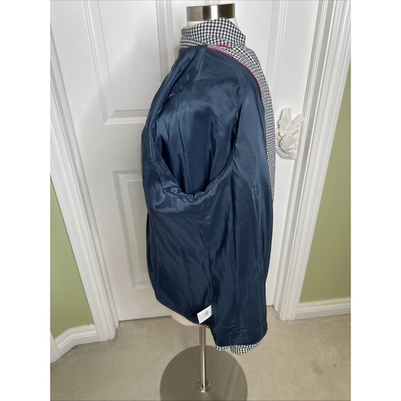 Talbots Woman Petite Aberdeen Blazer Jacket 22WP Houndstooth Career Work Wear - Picture 14 of 15